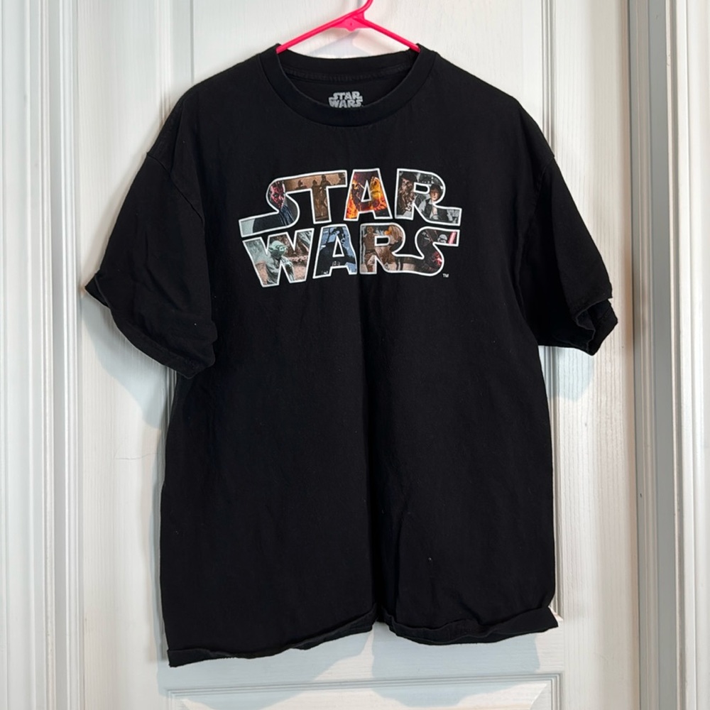 Star Wars Black Short Sleeve Graphic Tee